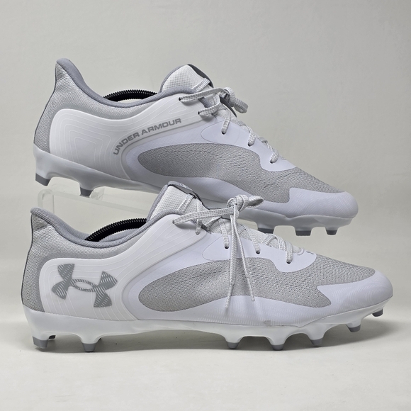 Under Armour Men\'s Command Mc Low Lacrosse Cleats White Size 14 3026644-100 New main image 4